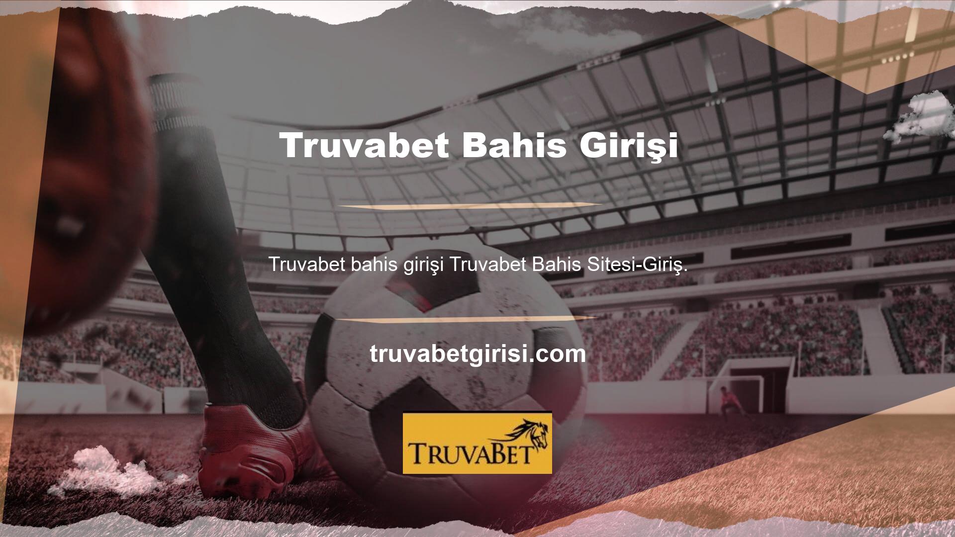 Truvabet bahis sitesi diğerleri gibi yabancı bir sitedir, bu nedenle erişim ülkemizde sorunlu olabilir